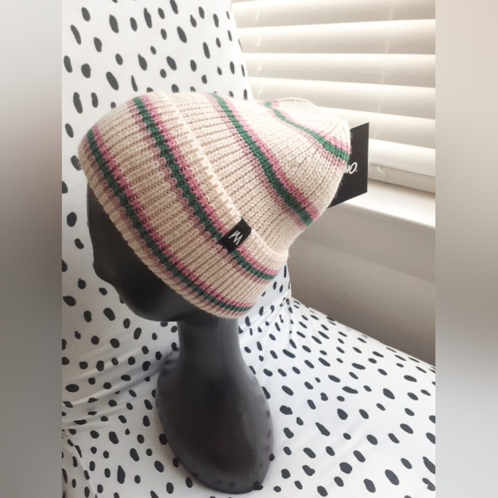 Mossimo Striped Knit Beanie - Picture 3 of 4